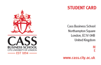 Picture of Undergrad Cass Student Business Card